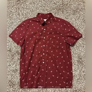 American eagle men’s button up shirt size large